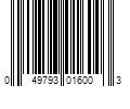 Barcode Image for UPC code 049793016003