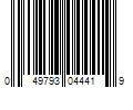 Barcode Image for UPC code 049793044419