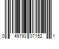 Barcode Image for UPC code 049793071521. Product Name: Prime Line R 7152 Drawer Track Guide, 1-1/8" Track, Nylon