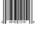 Barcode Image for UPC code 049793121516