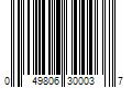 Barcode Image for UPC code 049806300037