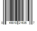 Barcode Image for UPC code 049818216357