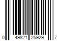 Barcode Image for UPC code 049821259297