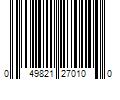 Barcode Image for UPC code 049821270100