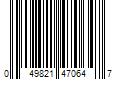 Barcode Image for UPC code 049821470647