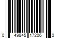 Barcode Image for UPC code 049845172060