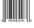 Barcode Image for UPC code 049845304836