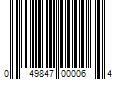 Barcode Image for UPC code 049847000064