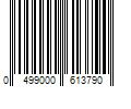 Barcode Image for UPC code 0499000613790