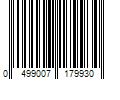 Barcode Image for UPC code 0499007179930