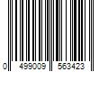 Barcode Image for UPC code 0499009563423