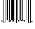 Barcode Image for UPC code 049981725724