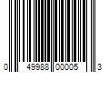 Barcode Image for UPC code 049988000053