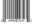 Barcode Image for UPC code 049999003432