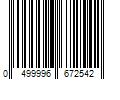 Barcode Image for UPC code 0499996672542