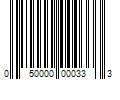 Barcode Image for UPC code 050000000333