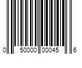 Barcode Image for UPC code 050000000456