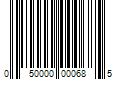 Barcode Image for UPC code 050000000685