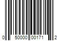 Barcode Image for UPC code 050000001712