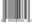 Barcode Image for UPC code 050000003303