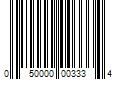 Barcode Image for UPC code 050000003334