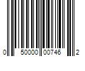 Barcode Image for UPC code 050000007462