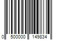 Barcode Image for UPC code 0500000149834