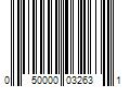 Barcode Image for UPC code 050000032631