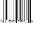 Barcode Image for UPC code 050000059850