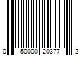 Barcode Image for UPC code 050000203772