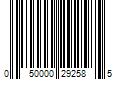 Barcode Image for UPC code 050000292585