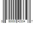 Barcode Image for UPC code 050000423347