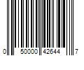 Barcode Image for UPC code 050000426447