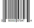 Barcode Image for UPC code 050000578474