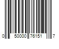 Barcode Image for UPC code 050000761517