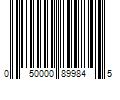 Barcode Image for UPC code 050000899845