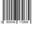 Barcode Image for UPC code 0500048172689