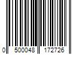 Barcode Image for UPC code 0500048172726