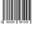 Barcode Image for UPC code 0500051561005