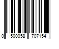 Barcode Image for UPC code 0500058707154