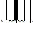 Barcode Image for UPC code 050007000053