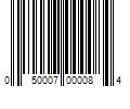 Barcode Image for UPC code 050007000084