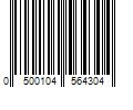 Barcode Image for UPC code 0500104564304