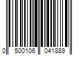 Barcode Image for UPC code 0500106041889