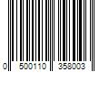 Barcode Image for UPC code 0500110358003