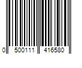 Barcode Image for UPC code 0500111416580