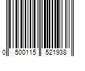 Barcode Image for UPC code 0500115521938