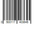 Barcode Image for UPC code 0500117403645