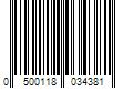 Barcode Image for UPC code 0500118034381