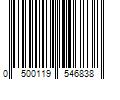 Barcode Image for UPC code 0500119546838